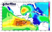 ISA World Masters: Punta Roca, El Salvador - Forecast Update: Monday evening 10/10/2011