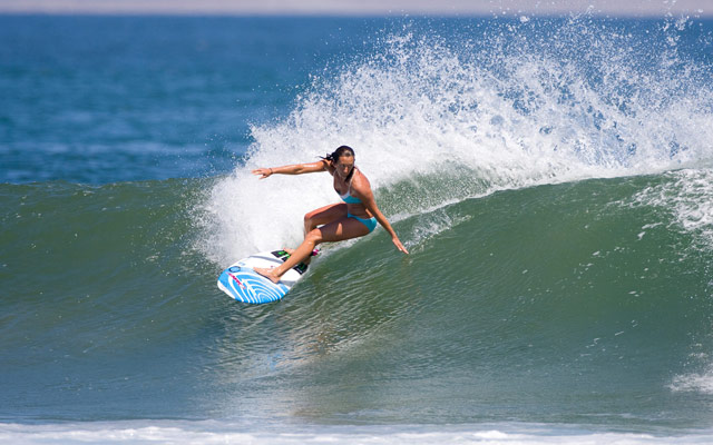 Seven-time ASP World Champion, Layne Beachley (AUS), will prove her skills as a Master surfer at the El Salvador ISA World Masters Surfing Championship. Photo: Surfing Australia 