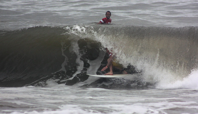 All of a sudden I was having too much fun out there, looking for some tube ridding. I would like to see Punta Roca in full form. I can’t wait to ride a long eight-second barrel and come straight to the beach with the crowd cheering,” said former ASP World Tour competitor Toby Martin (AUS) after winning his first Masters heat. Photo: ISA/Quincho All of a sudden I was having too much fun out there, looking for some tube ridding. I would like to see Punta Roca in full form. I can’t wait to ride a long eight-second barrel and come straight to the beach with the crowd cheering,” said former ASP World Tour competitor Toby Martin (AUS) after winning his first Masters heat. Photo: ISA/Quincho
